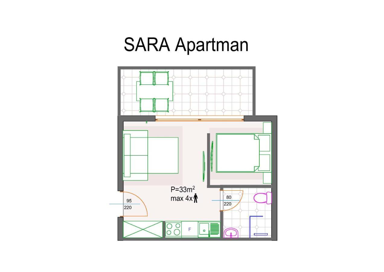 Mago Apartments Nea Kallikrateia Luaran gambar
