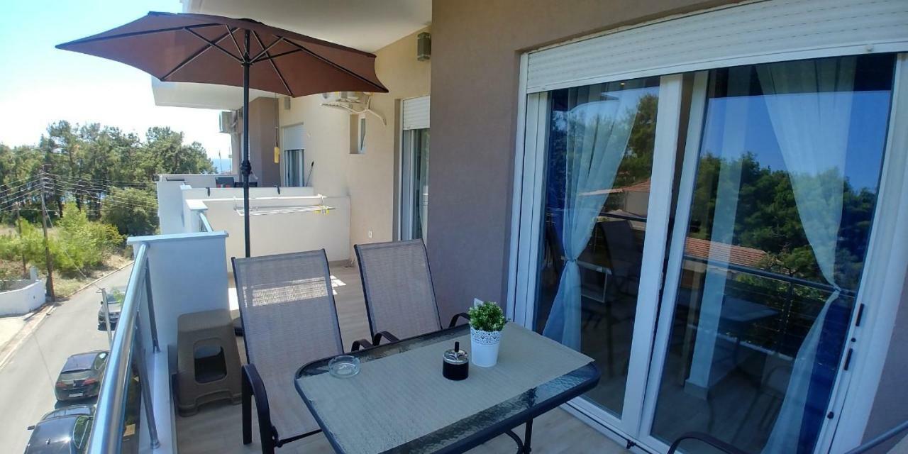 Mago Apartments Nea Kallikrateia Luaran gambar