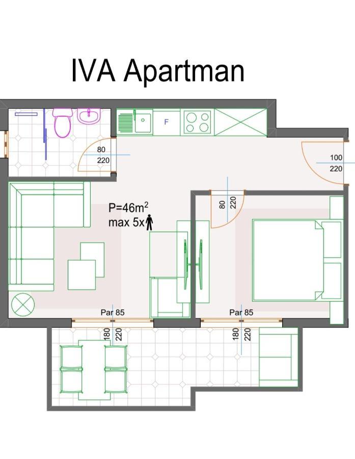 Mago Apartments Nea Kallikrateia Luaran gambar